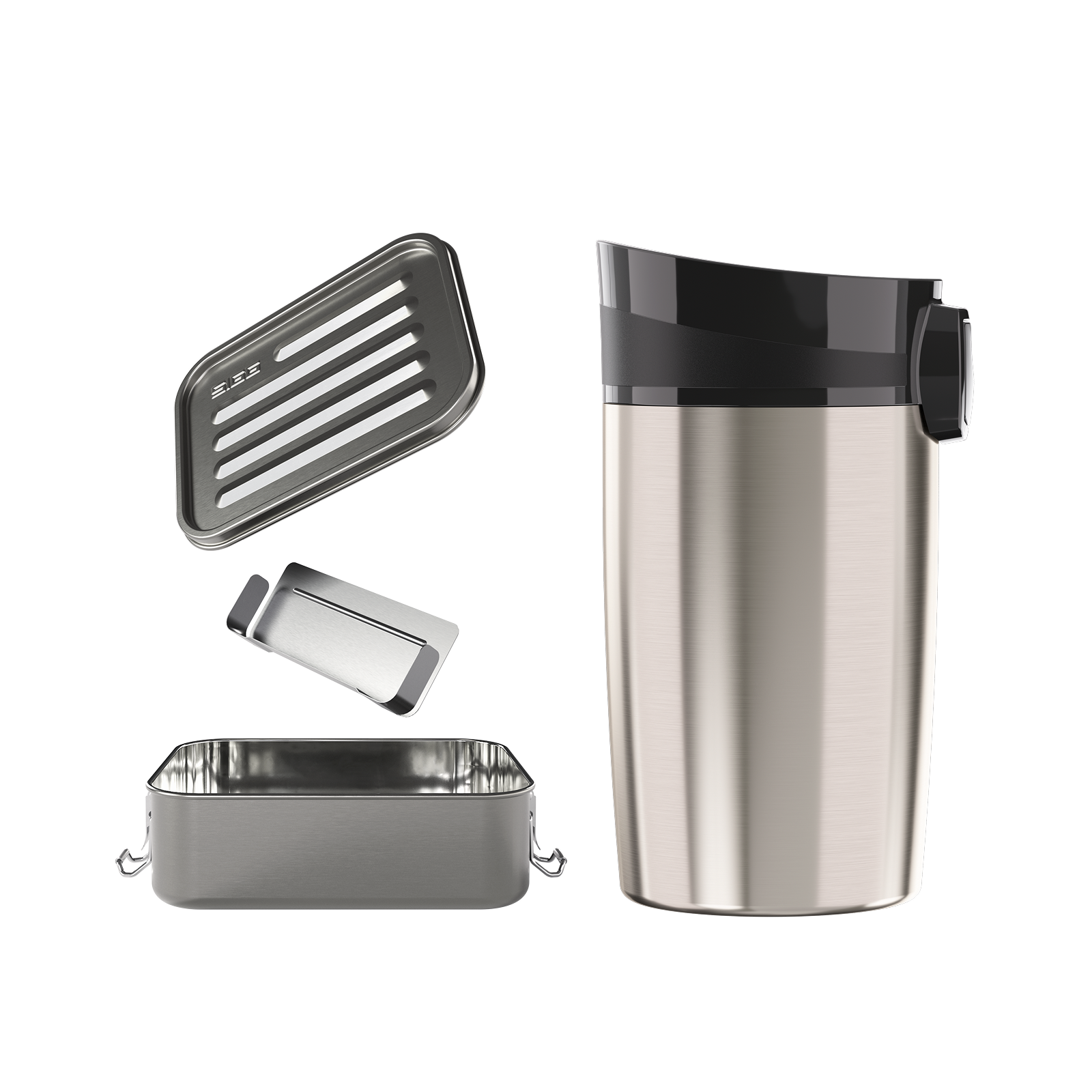 Lunch Bundle: Gemstone + Miracle Mug – Silver Edition